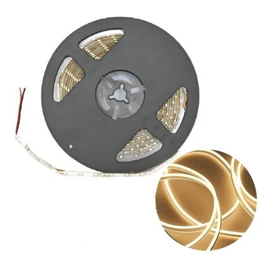 Cinta Led 5050 12v Blanca Cálida Impermeable Cld 5 Metros