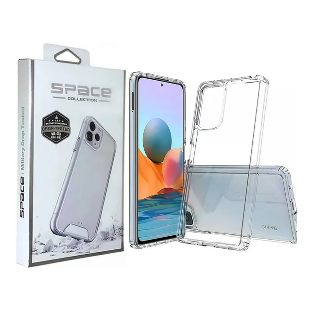 Case Space Collection Clear Para Xiaomi Redmi Note 10 Pro 