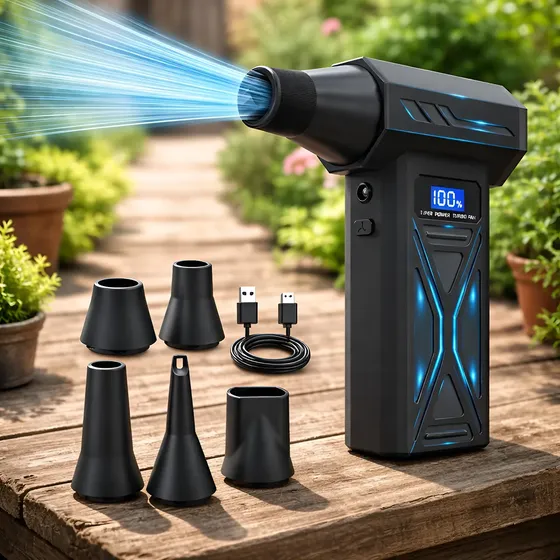Sopladora De Aire Eléctrica Portátil Para Limpieza De Pc