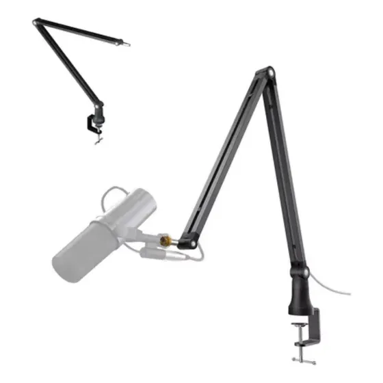 Pedestal Braço Articulado P/microfone Hyperx Quadcast,akg,c1