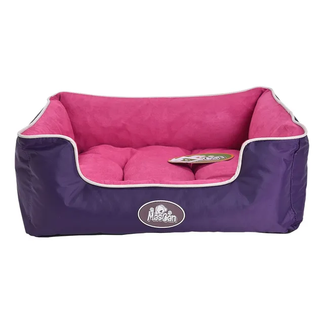 Cama Reversible Doble Color Para Perro Mascan S