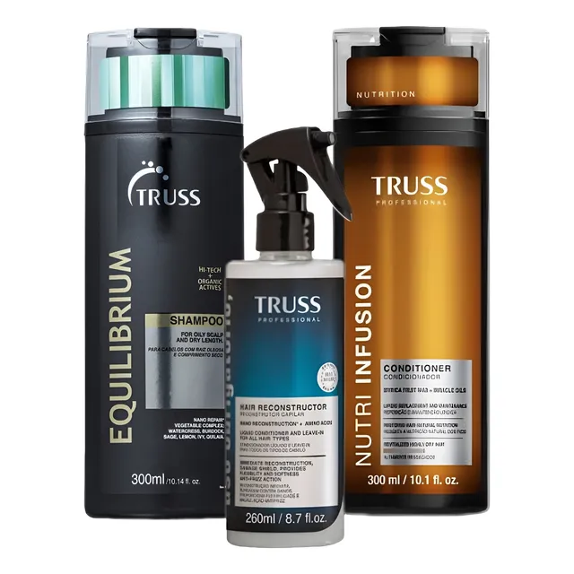 Truss Kit Hidratação Infusion Equilibrium + Reconstrução