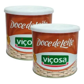 Kit 02 Un Doce De Leite Viçosa Premium Tradicional Lata 800g Kit 02 Un Doce De Leite Viçosa Premium Tradicional Lata 800g