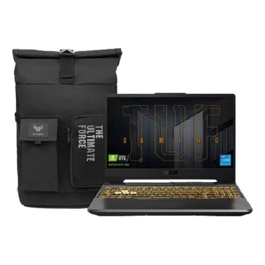 Laptop Asustuf Gaming F15 I5 8gb 512gb 3050 Ti + Mochila Msi