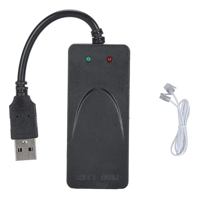 Módem Externo Usb De 56 K Con Acceso Telefónico Para Datos D