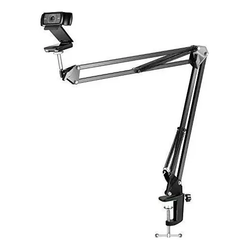 Soporte Cámara Logitech Celular Flexible Para Mesa 
