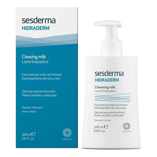 Hidraderm Facial Leche Limpiadora 200ml Sesderma Todo Tipo De Piel Día/noche