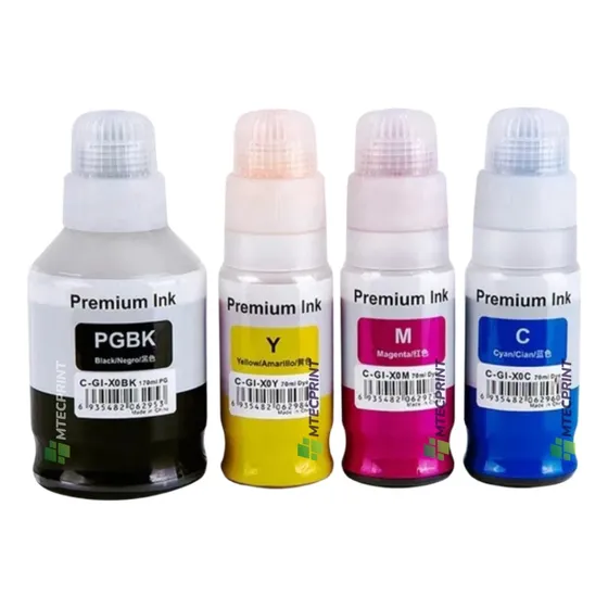 4x Tinta Para Canon G6010 G7010 G5010 Gm2010 Gm4010