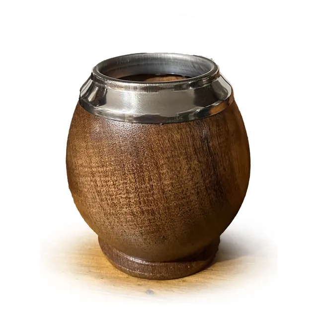 Mate Torpedo Algarrobo Premium Acero