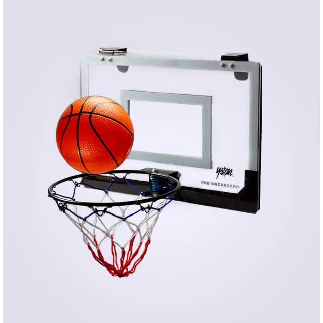 Mini Tablero Basket Yston Acrílico Aro Malla Pelota