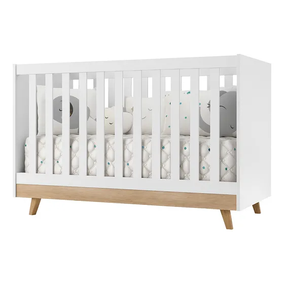 Berço Retrô 3 Em 1 Mini Cama E Sofá Madeira Móveis Bonatto