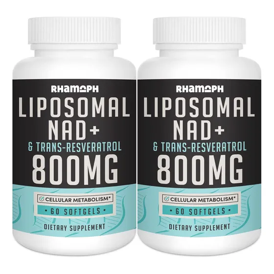 Suplemento Rhamoph Liposomal Nad+ 800 Mg Con Trans-resveratr