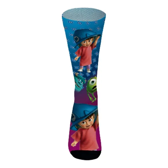 Meias Estampada Boo Monstros S A Crossfit Geek Bk Swag 1 Par