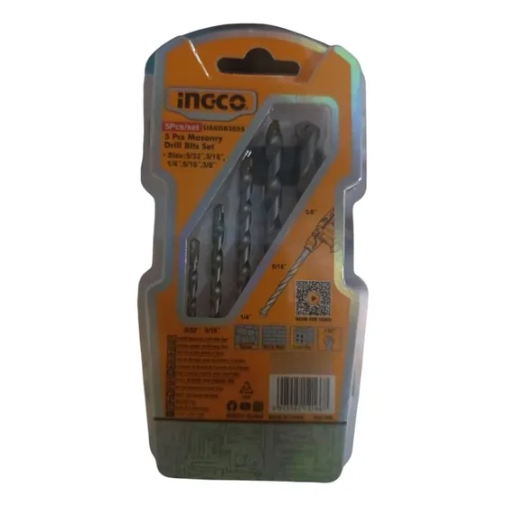 Mechas Para Concreto Ingco (set X 5 Piezas)