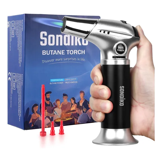 Flameador Soplete D Cocina Recargable Sondiko Gas Butano