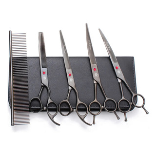 Set Tijeras Estetica Canina 7 Uso Profesional P/ Estilista Set Tijeras Estetica Canina 7 Uso Profesional P/ Estilista