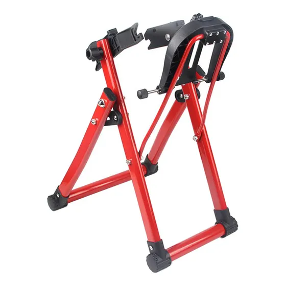Fa Soporte Profesional De Ajuste De Rueda De Bicicleta Rojo