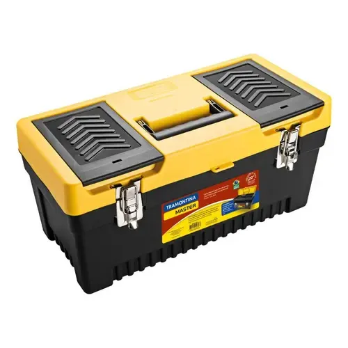 Caixa De Ferramenta M 48cm Heavy Duty 5830009 Tactix Preto