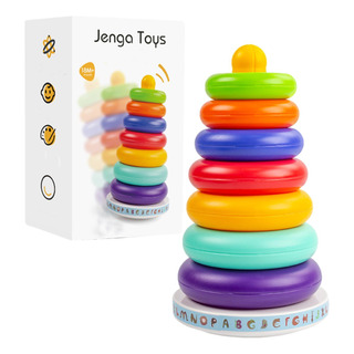 Anillos Apilables Para Niños Juguete De Aprendizaje Sensoria Anillos Apilables Para Niños Juguete De Aprendizaje Sensoria