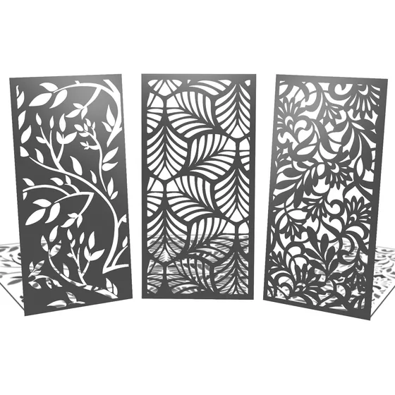 Chapa Perforada Portón Frente Reja Balcon 100x200cm 1.25mm