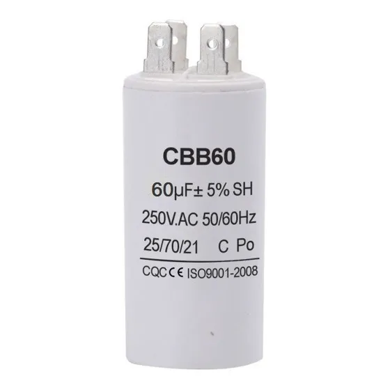 Capacitor 60mfd/250v Condensador Redondo Terminal 60 Uf