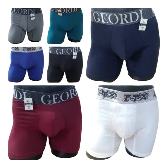 Boxer Giordi De Algodón Excelente Calidad S M L Xl Xxl Xxxl 
