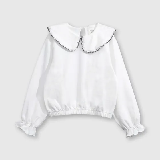 Polerón Colección De Niñas Blanco Colloky