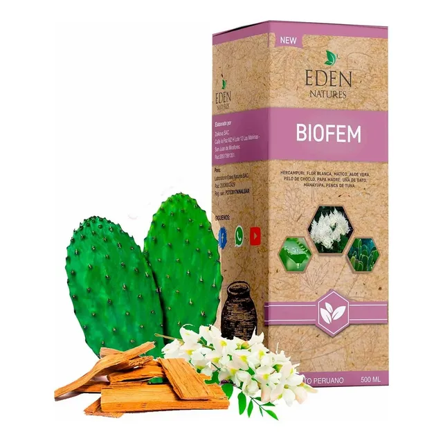 Biofem Eden Natures Desinflama Ovario Bebida 500ml