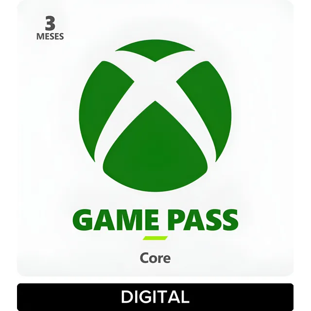 Xbox Game Pass Core 3 Meses Assinatura (digital)