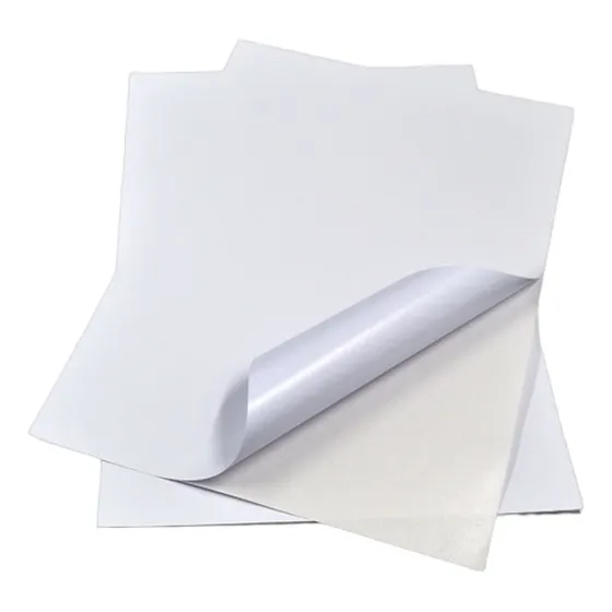 Papel Adhesivo Alto Brillo Carta 50h