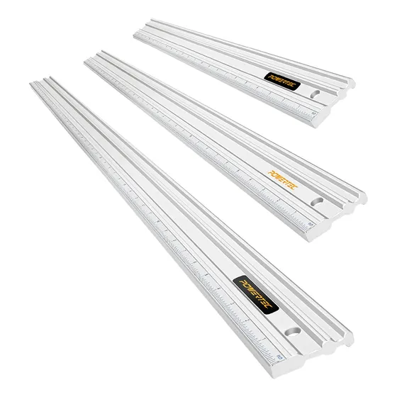 Powertec Bord Recto Aluminio Dentro Ma Mecanizada Plana