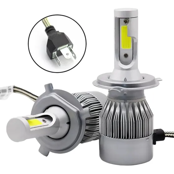 Kit Cree Led Fiat Uno Duna Siena Palio H4 Luz Alta/baja C6