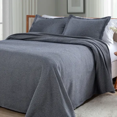 Kit Cobre Leito Premium Colcha King 3 Pçs Dupla Face Grosso