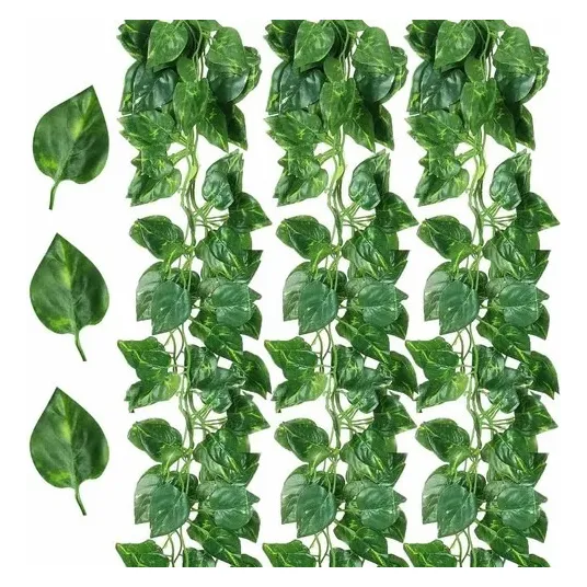 12 Enredaderas Artificiales Plantas Colgantes, Talla Grande