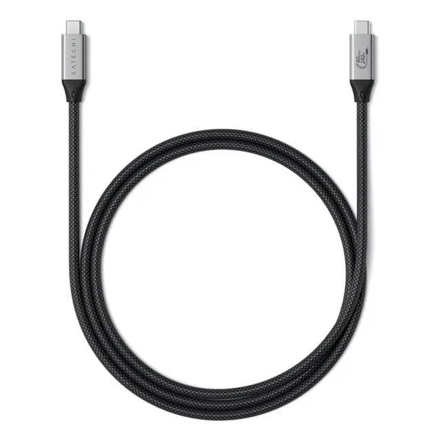 Cable Usb 4 Pro Satechi, Certificado Usb-if, Suministro De E
