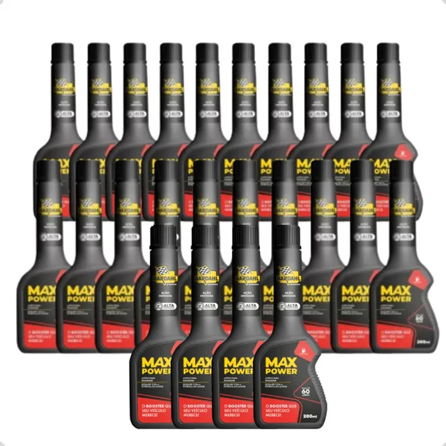 Aditivo Gasolina Bardahl Max Power Original Kit 24 Unidades