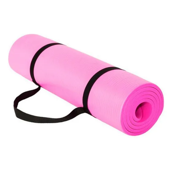 Yoga Mat Eco Friendly 6mm Reales + Bolso De Transporte Color Rosa