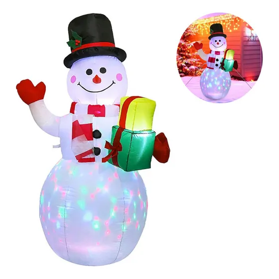 Juguetes Inflables Navideños Muñeco De Nieve Inflable