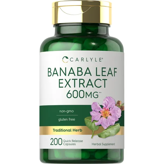 Suplemento De Extracto De Hoja De Banaba De Carlyle En Cápsu