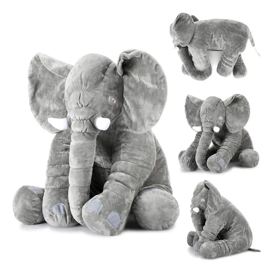 Wwa Grande Peluche Almohada De Elefante Bebes 60cm