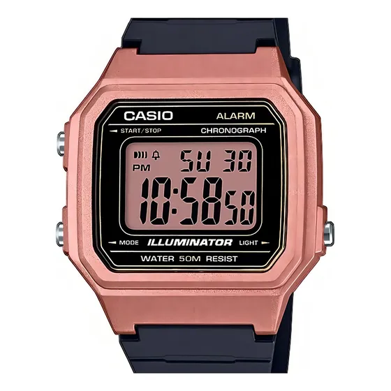 Reloj Casio W-217hm-5avdf Cuarzo Unisex Color de la correa Resina