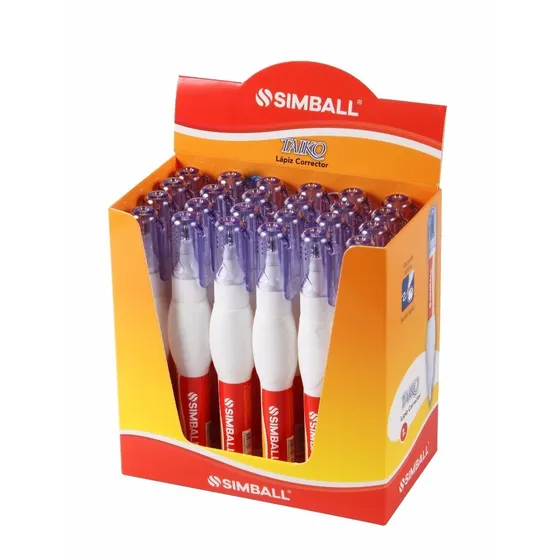 Lapiz Corrector Simball Taiko  7 Ml Pack X 10 Unidades 