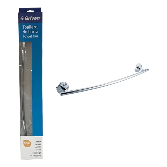 Toallero Tubo Barra Para Baños
