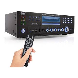 Amplificador Pyle Inalámbrico Bluetooth De 4 Canales, 3000w Amplificador Pyle Inalámbrico Bluetooth De 4 Canales, 3000w