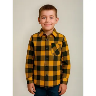 Camisa Quadriculada Menino Juvenil Longa Bolsos Flanelada Camisa Quadriculada Menino Juvenil Longa Bolsos Flanelada
