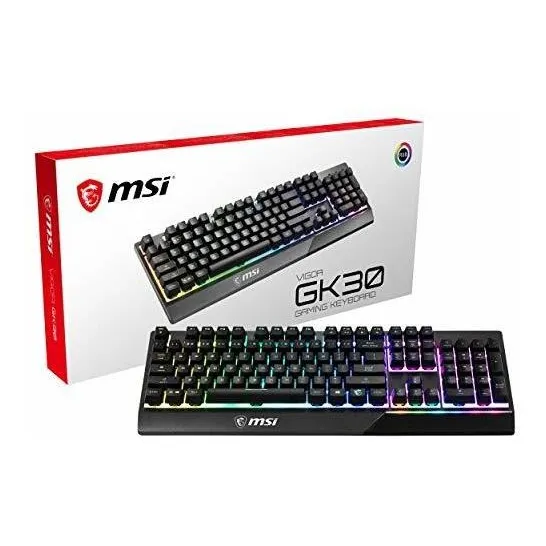 Msi Gaming Retroiluminado Rgb Teclas De Acceso Rapido Antirr