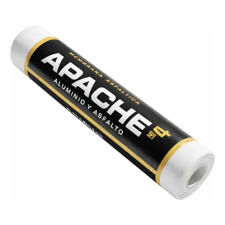 Membrana Aluminio Asfáltica 4mm Rollo 10m2 35 Kg No Quiebra Plateado