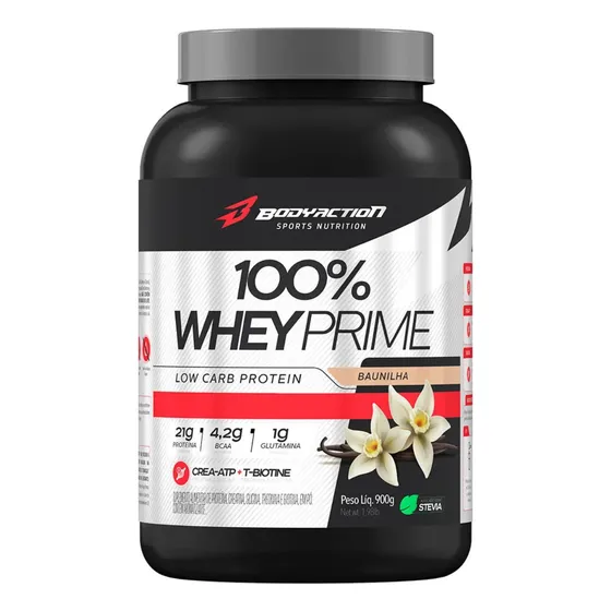 100% Whey Protein Concentrado Com Creatina 900g Bodyaction 