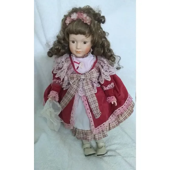 Muñeca  Antigua Coleccionable Porcelana Vintage