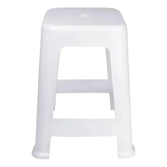 Banco Taburete Banqueta Plastico Blanco Bela Vista Mor | Cuotas sin interés